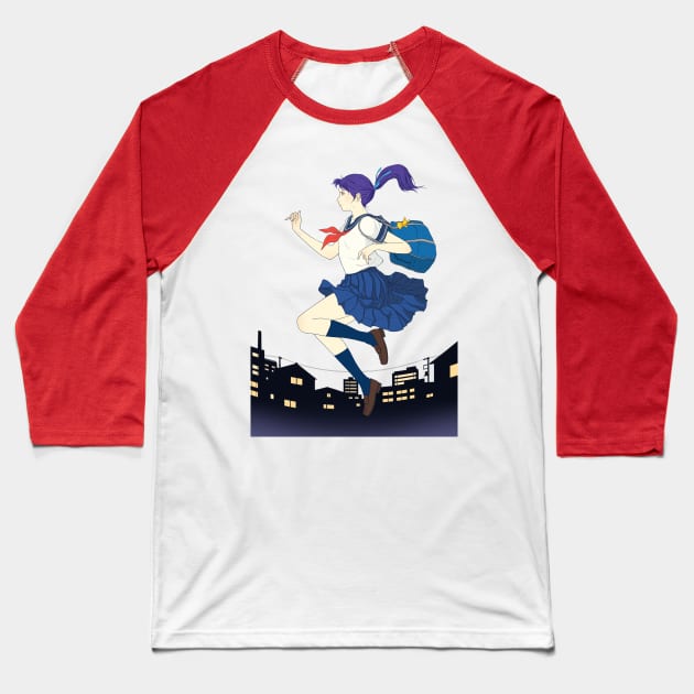 Machikado twilight Baseball T-Shirt by saitmy